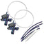ORACLE Lighting 2021-2025 Ford Bronco ColorSHIFT® Headlight Halo Kit w/DRL Bar - Base Headlights - w/No Controller - 1471-334