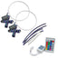 ORACLE Lighting 2021-2025 Ford Bronco ColorSHIFT® Headlight Halo Kit w/DRL Bar - Base Headlights - w/Simple Controller - 1471-504