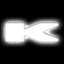 ORACLE Lighting Universal Illuminated LED Letter Badges - Matte White Surface Finish - K - White - 3140-K-001