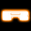 ORACLE Lighting Universal Illuminated LED Letter Badges - Matte White Surface Finish - R - Amber - 3140-R-005