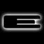 ORACLE Lighting Universal Illuminated LED Letter Badges - Matte Black Surface Finish - E - White - 3141-E-001