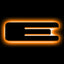 ORACLE Lighting Universal Illuminated LED Letter Badges - Matte Black Surface Finish - E - Amber - 3141-E-005