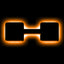 ORACLE Lighting Universal Illuminated LED Letter Badges - Matte Black Surface Finish - H - Amber - 3141-H-005