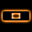 ORACLE Lighting Universal Illuminated LED Letter Badges - Matte Black Surface Finish - O - Amber - 3141-O-005