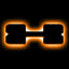ORACLE Lighting Universal Illuminated LED Letter Badges - Matte Black Surface Finish - X - Amber - 3141-X-005