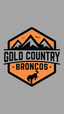 Gold Country Broncos Women's Crop hoodie
