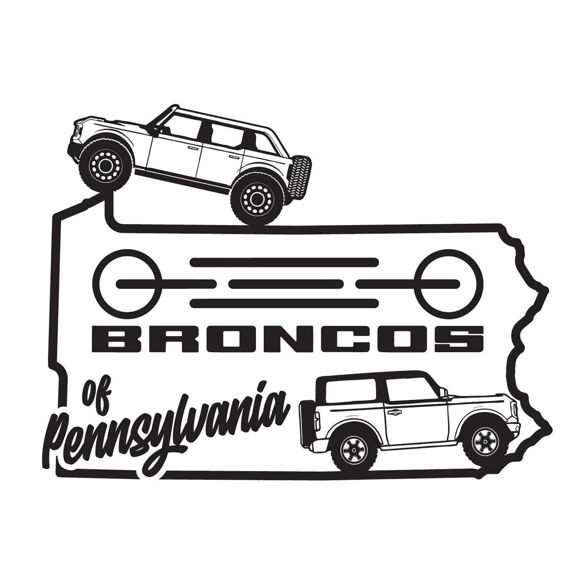 Broncos of Pennsylvania Club Apparel