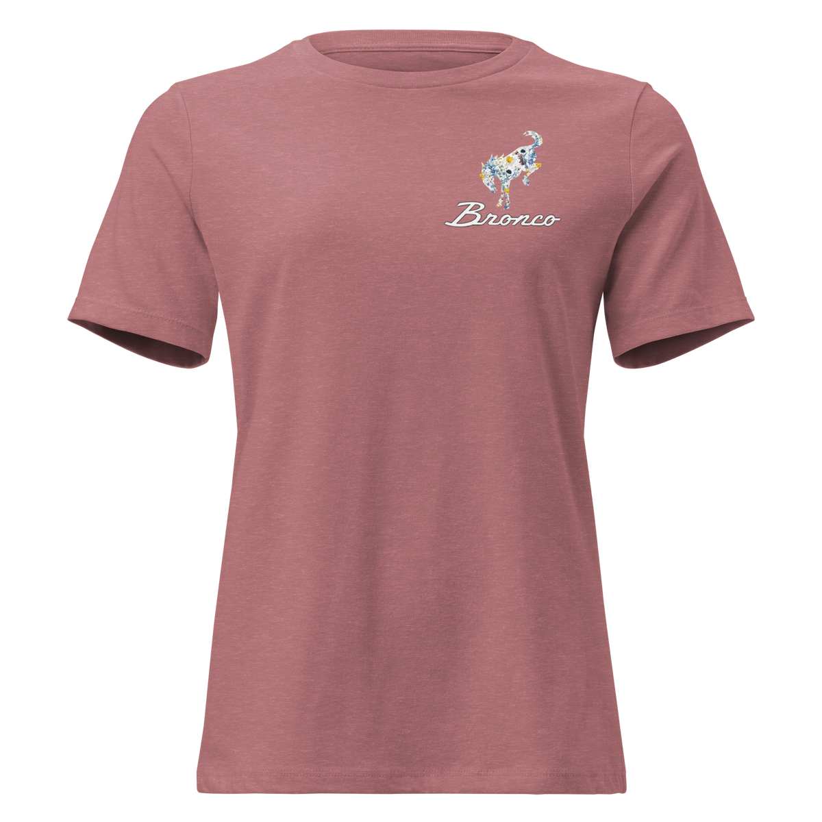 Womens Floral Bronco T-shirt