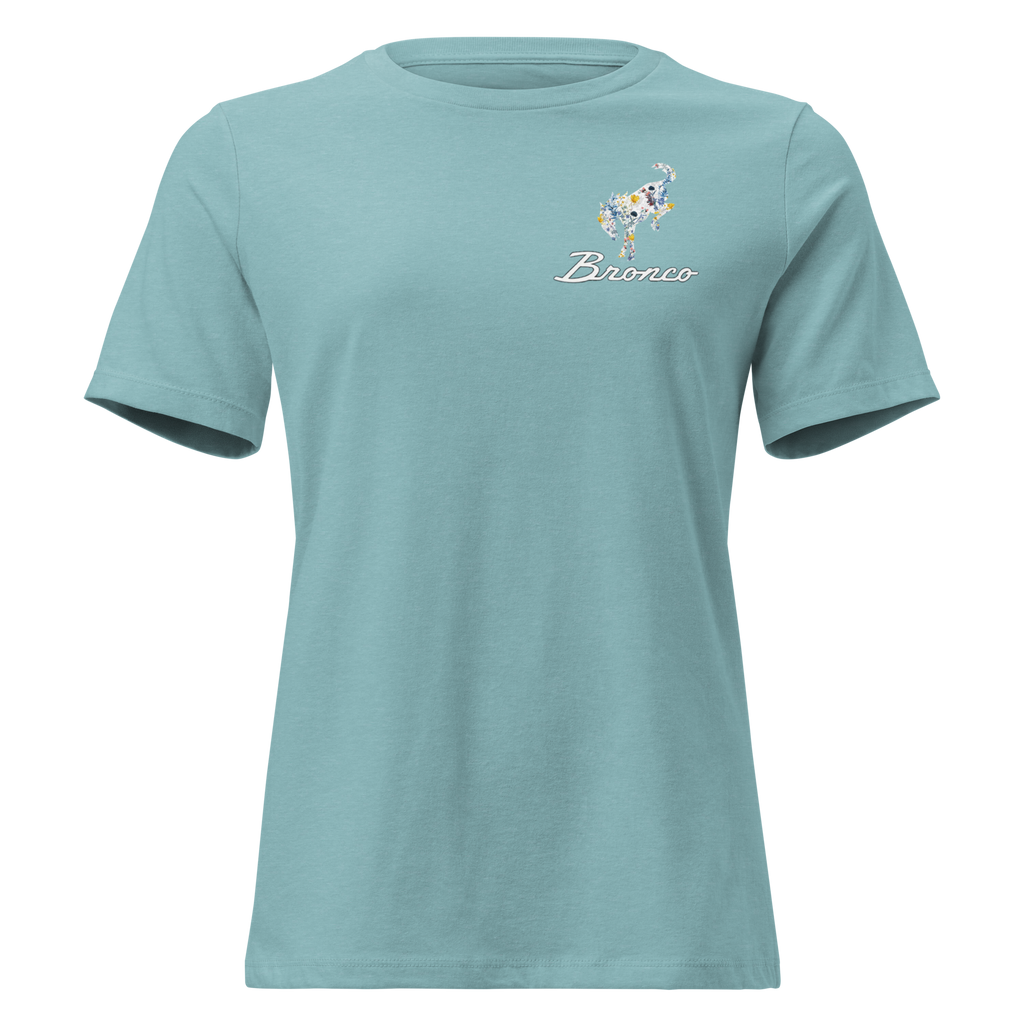 Womens Floral Bronco T-shirt