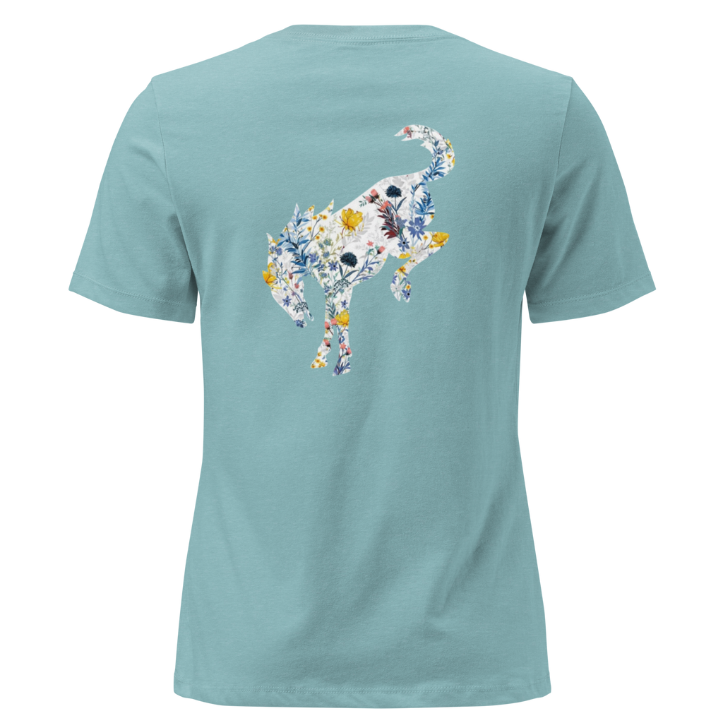 Womens Floral Bronco T-shirt