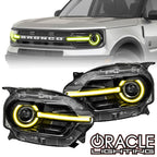 ORACLE Lighting 2021-2025 Ford Bronco Sport ColorSHIFT RGB+W Headlight DRL + Halo Upgrade