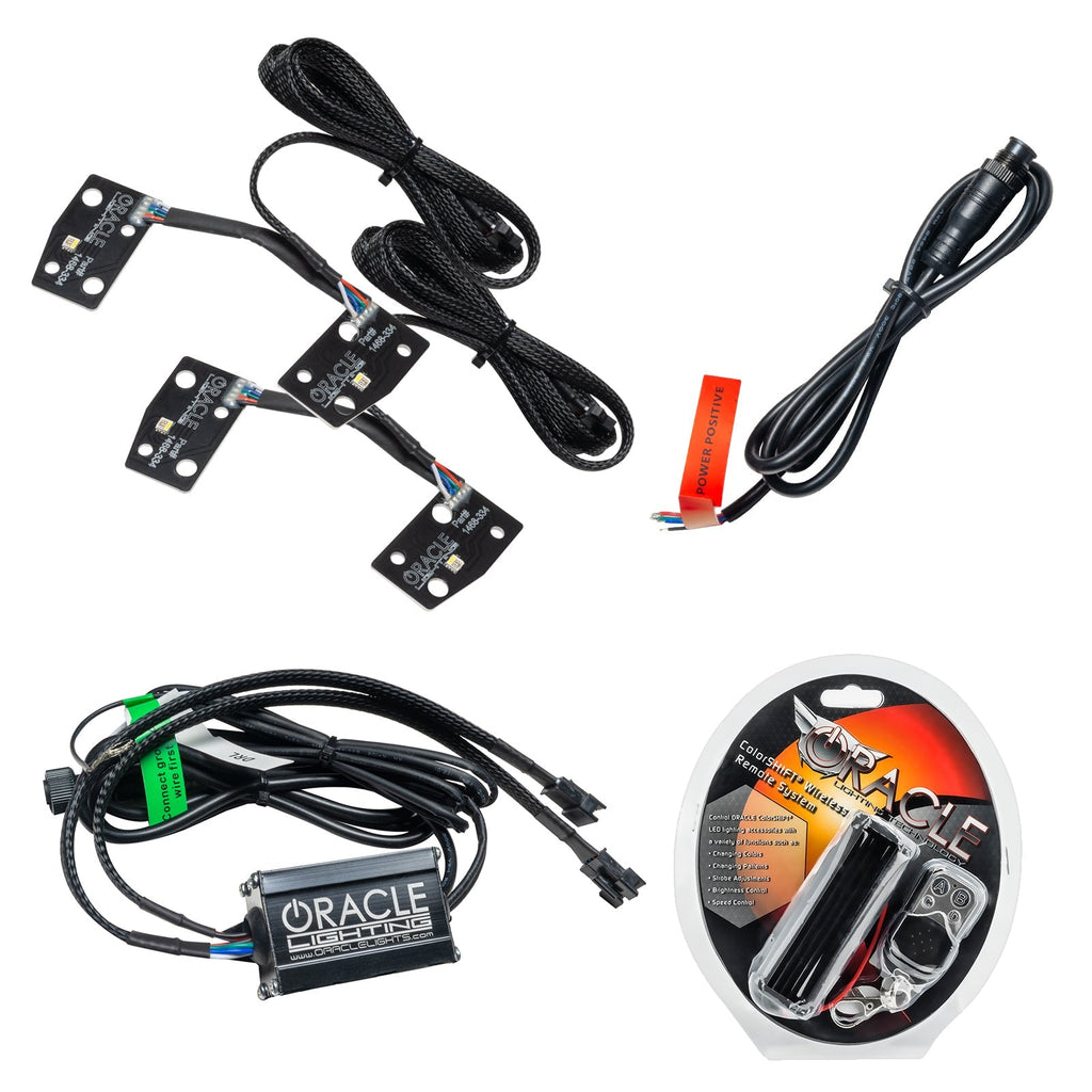 ORACLE Lighting 2021-2025 Ford Bronco ColorSHIFT RGB+W Headlight Halo Upgrade Kit