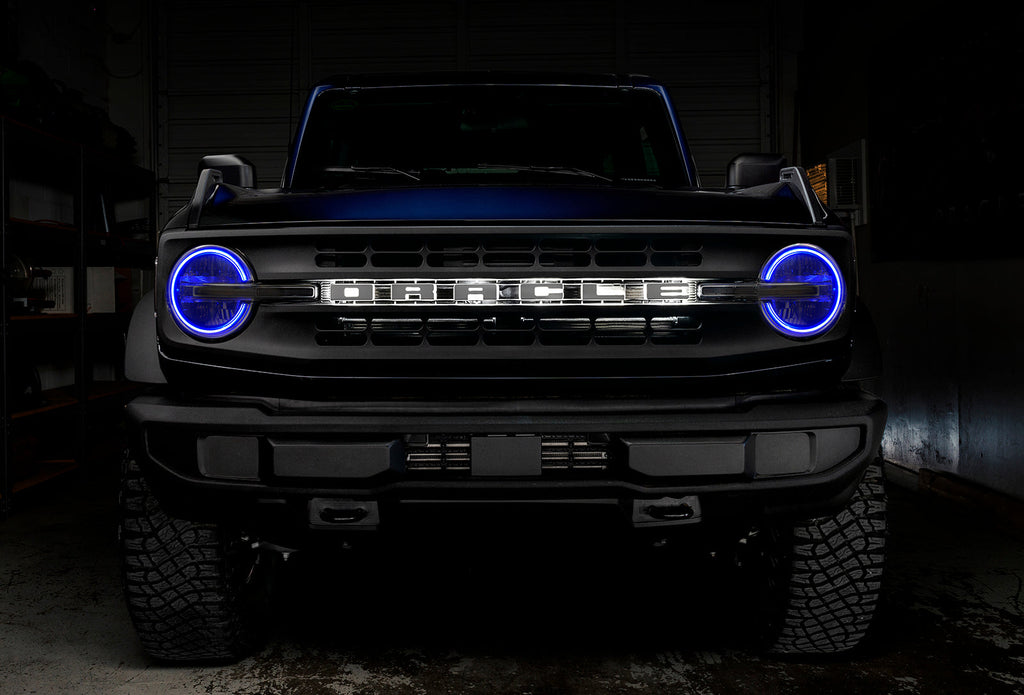 ORACLE Lighting 2021-2025 Ford Bronco ColorSHIFT RGB+W Headlight Halo Upgrade Kit