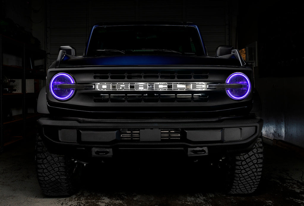 ORACLE Lighting 2021-2025 Ford Bronco ColorSHIFT RGB+W Headlight Halo Upgrade Kit