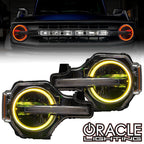 ORACLE Lighting 2021-2025 Ford Bronco ColorSHIFT RGB+W Headlight Halo Upgrade Kit