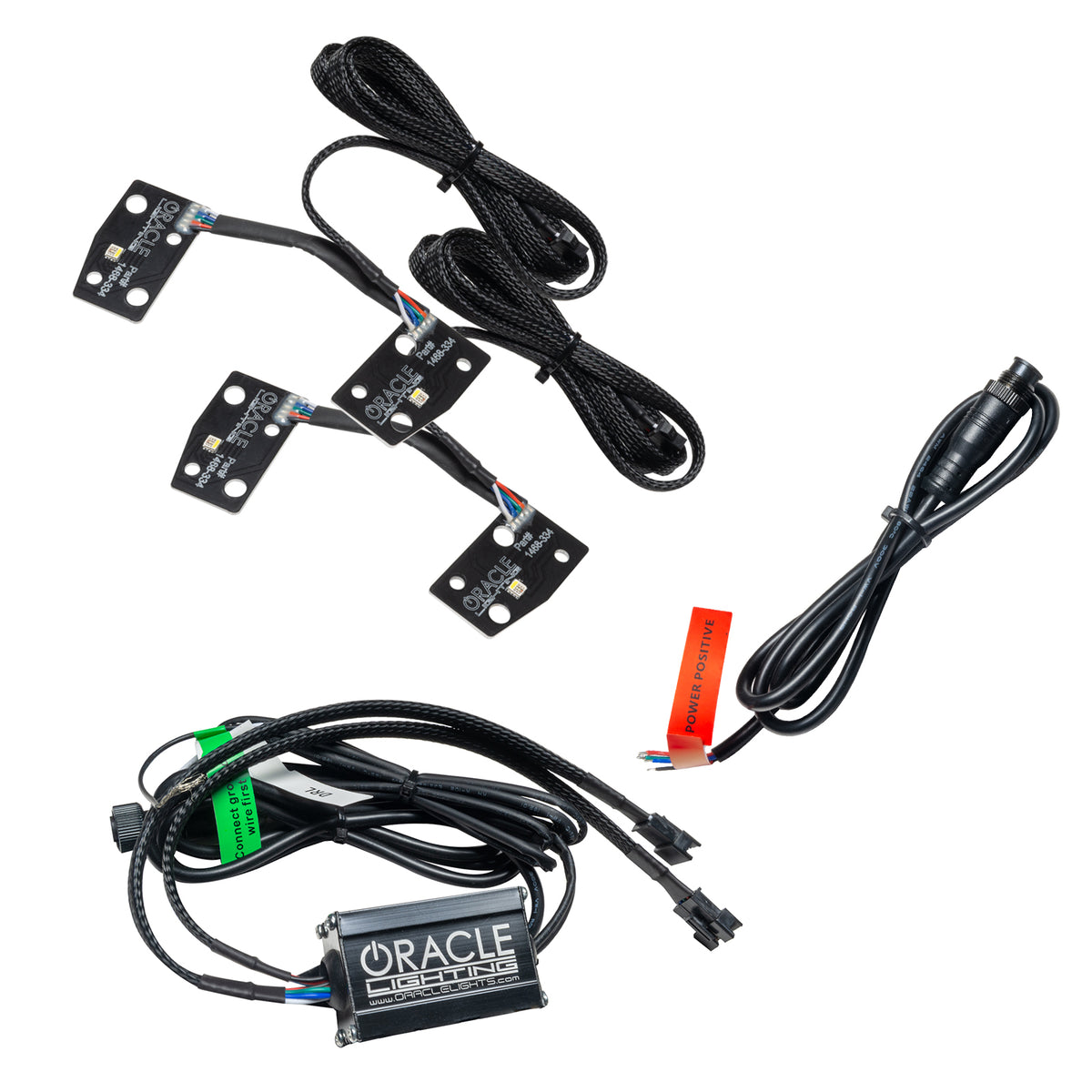 ORACLE Lighting 2021-2025 Ford Bronco ColorSHIFT® RGB+W Headlight Halo Upgrade Kit - w/No Controller - 1468-334 Main image