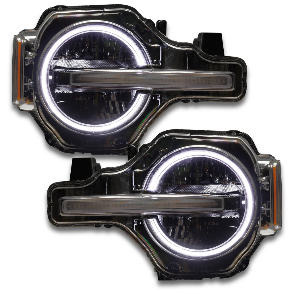 ORACLE Lighting 2021-2025 Ford Bronco ColorSHIFT RGB+W Headlight Halo Upgrade Kit