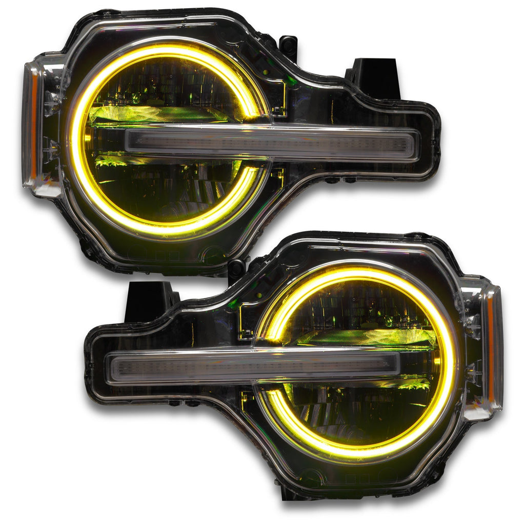 ORACLE Lighting 2021-2025 Ford Bronco ColorSHIFT RGB+W Headlight Halo Upgrade Kit
