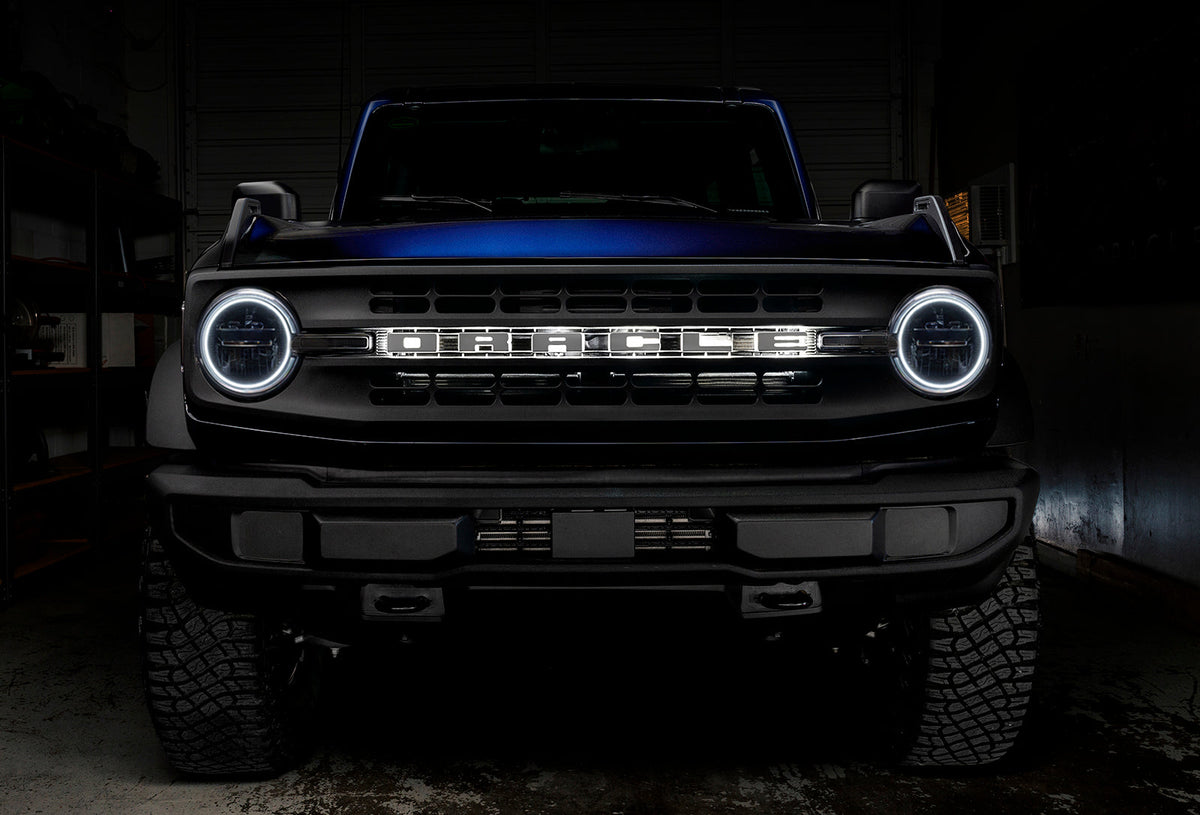 ORACLE Lighting 2021-2025 Ford Bronco LED Headlight Halo Kit - Base Headlights