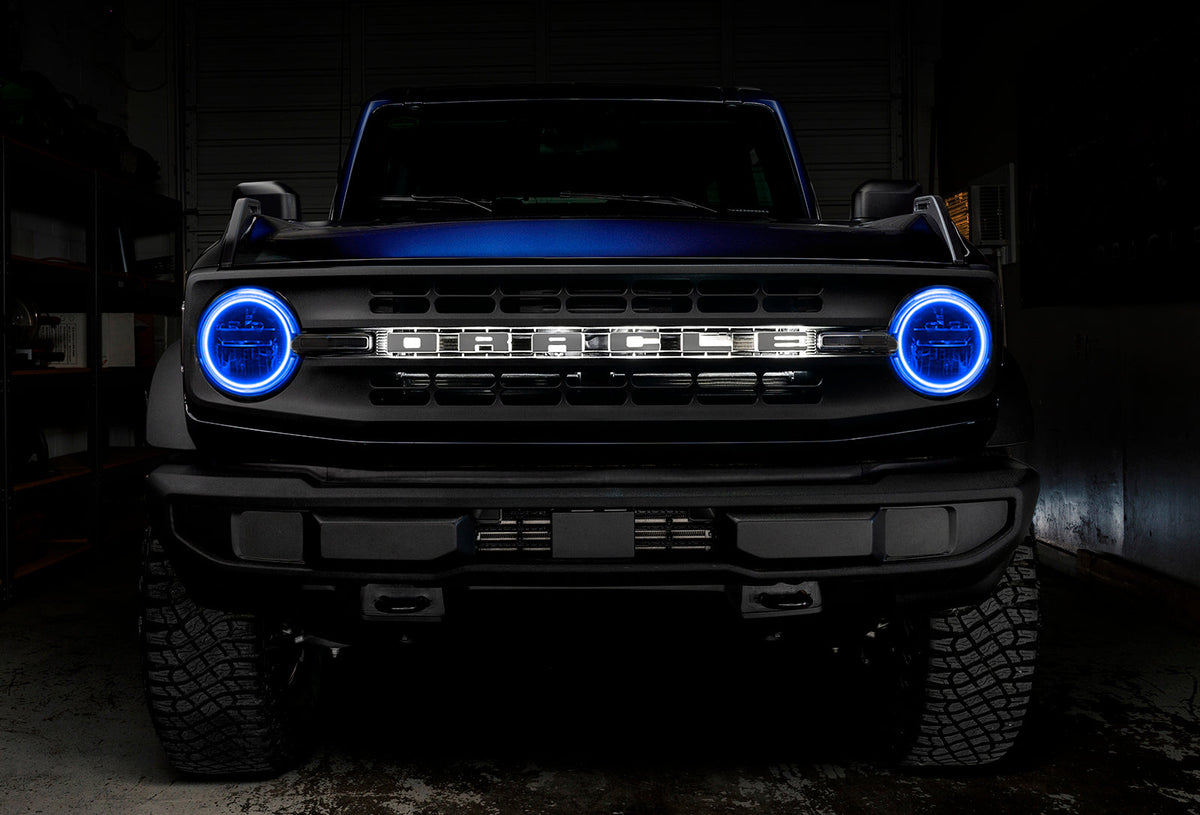 ORACLE Lighting 2021-2025 Ford Bronco LED Headlight Halo Kit - Base Headlights