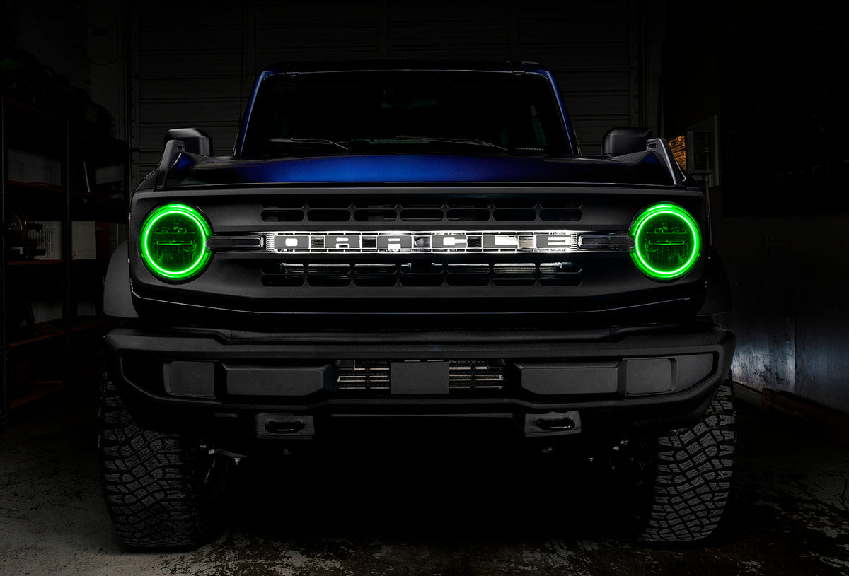 ORACLE Lighting 2021-2025 Ford Bronco LED Headlight Halo Kit - Base Headlights
