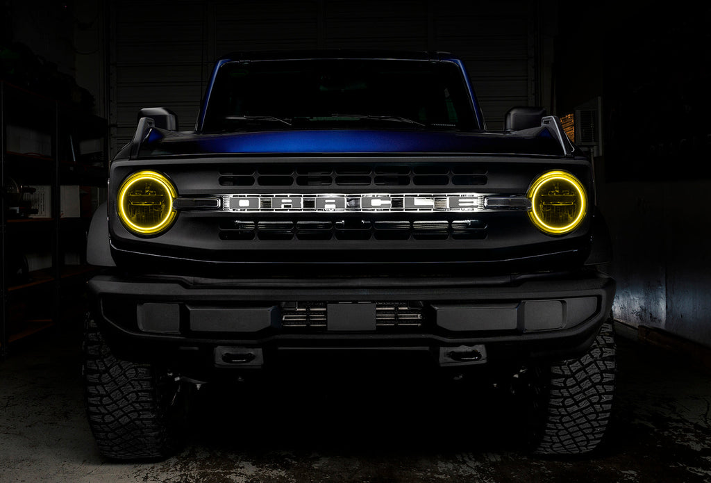 ORACLE Lighting 2021-2025 Ford Bronco LED Headlight Halo Kit - Base Headlights