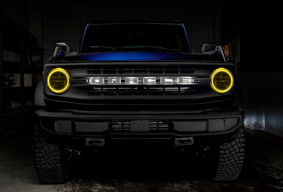 ORACLE Lighting 2021-2025 Ford Bronco LED Headlight Halo Kit - Base Headlights