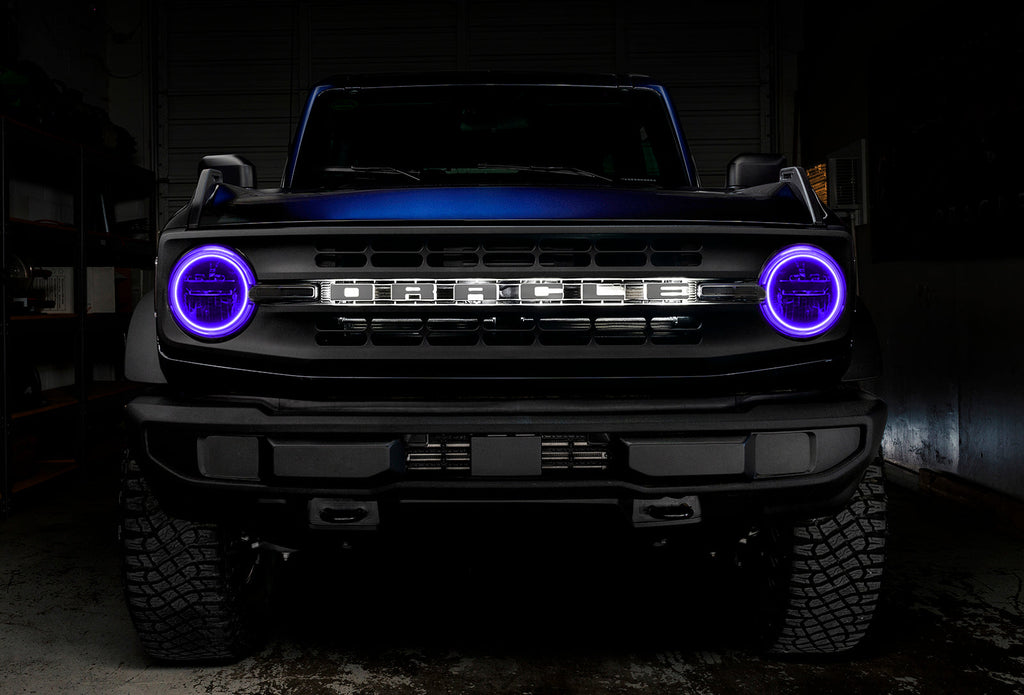 ORACLE Lighting 2021-2025 Ford Bronco LED Headlight Halo Kit - Base Headlights