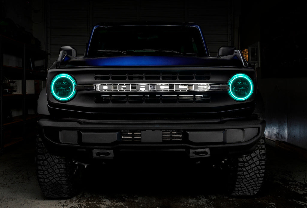 ORACLE Lighting 2021-2025 Ford Bronco LED Headlight Halo Kit - Base Headlights