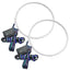 ORACLE Lighting 2021-2025 Ford Bronco LED Headlight Halo Kit - Base Headlights - ColorSHIFT® w/No Controller - 1470-334