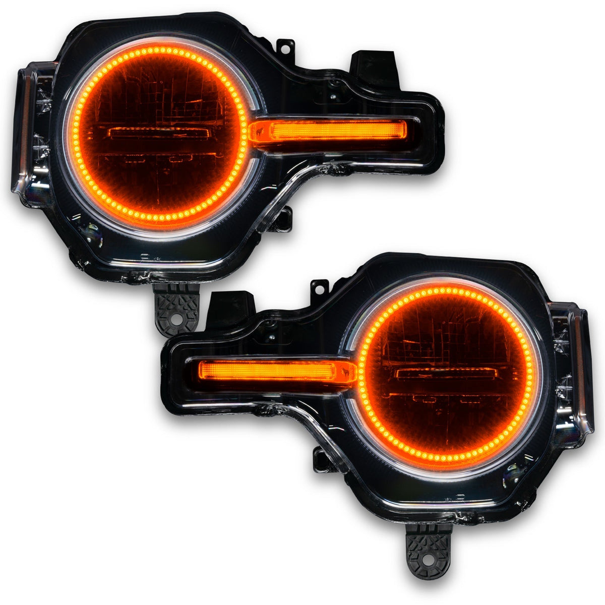 ORACLE Lighting 2021-2025 Ford Bronco ColorSHIFT Headlight Halo Kit w/DRL Bar - Base Headlights