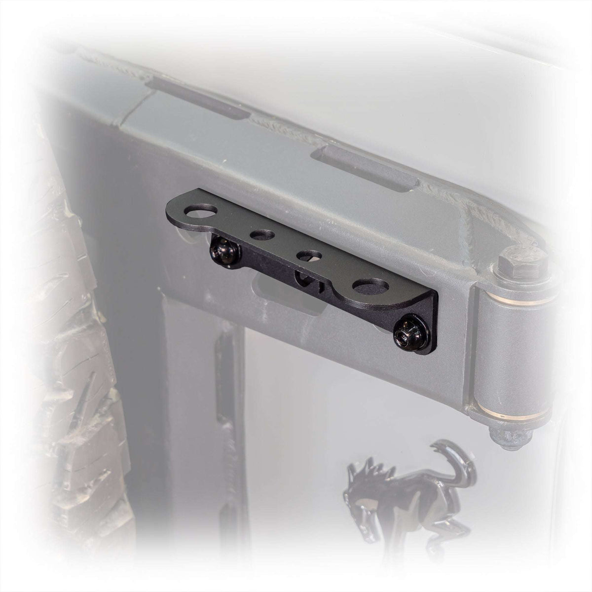 Tailgate Hinge Antenna and Whip Mount for Ford Bronco