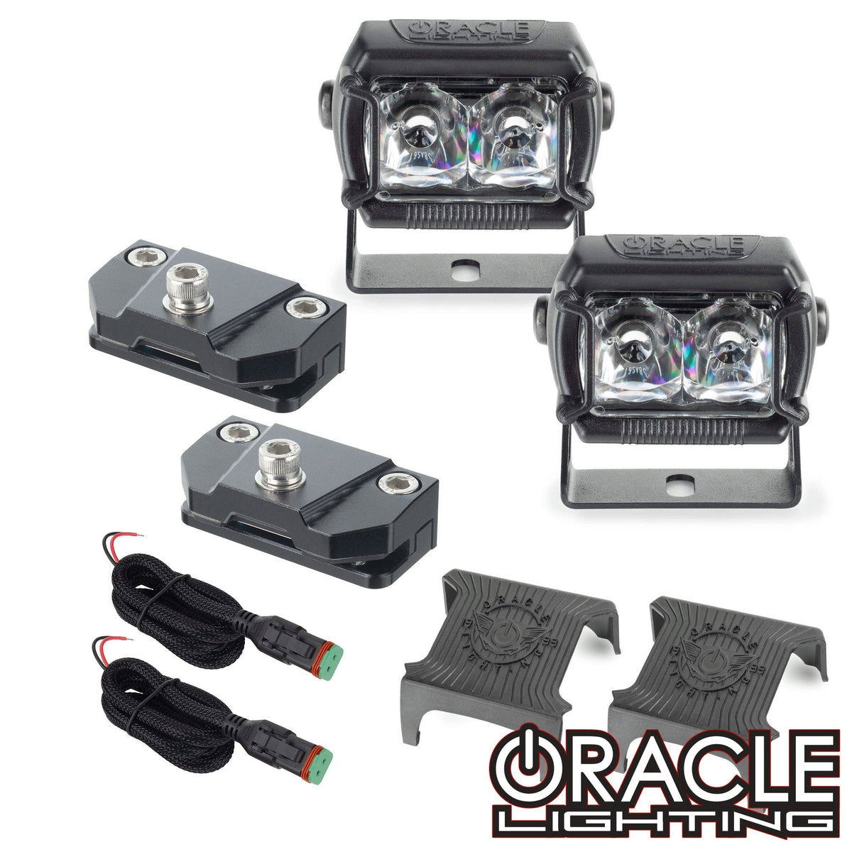 ORACLE Lighting Universal A-Pillar Hood Mount Brackets w/ VEGA™ Series 2 Spotlights Main image