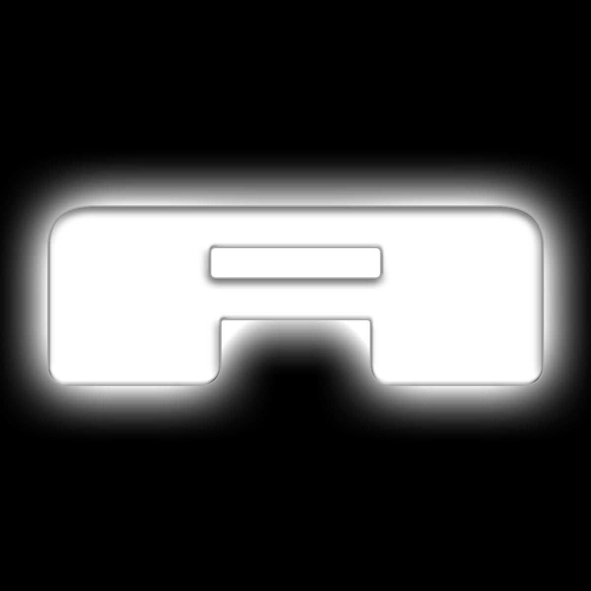 ORACLE Lighting Universal Illuminated LED Letter Badges - Matte White Surface Finish - A - White - 3140-A-001