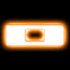 ORACLE Lighting Universal Illuminated LED Letter Badges - Matte White Surface Finish - D - Amber - 3140-D-005