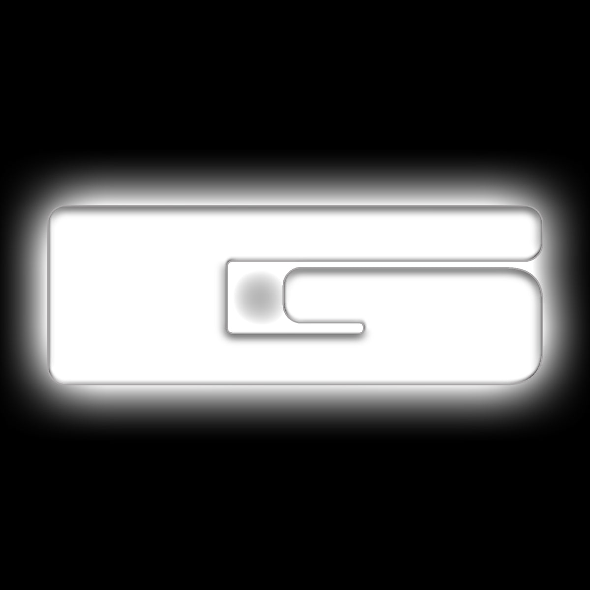 ORACLE Lighting Universal Illuminated LED Letter Badges - Matte White Surface Finish - G - White - 3140-G-001 Main image