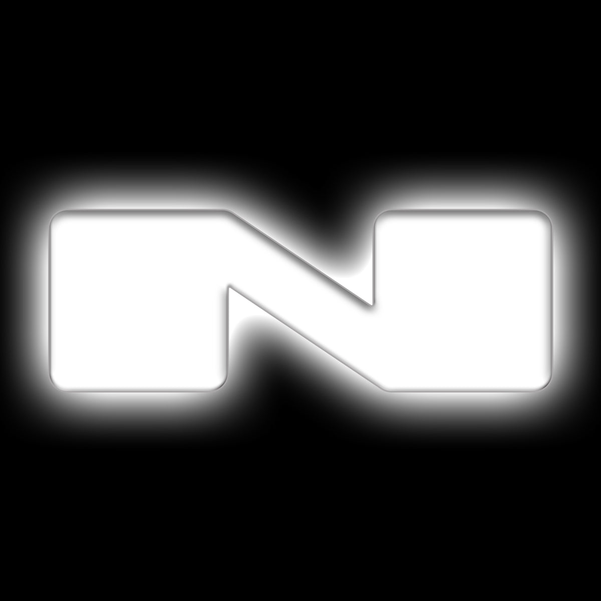 ORACLE Lighting Universal Illuminated LED Letter Badges - Matte White Surface Finish - N - White - 3140-N-001 Main image