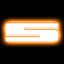 ORACLE Lighting Universal Illuminated LED Letter Badges - Matte White Surface Finish - S - Amber - 3140-S-005