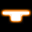 ORACLE Lighting Universal Illuminated LED Letter Badges - Matte White Surface Finish - T - Amber - 3140-T-005