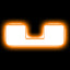 ORACLE Lighting Universal Illuminated LED Letter Badges - Matte White Surface Finish - U - Amber - 3140-U-005