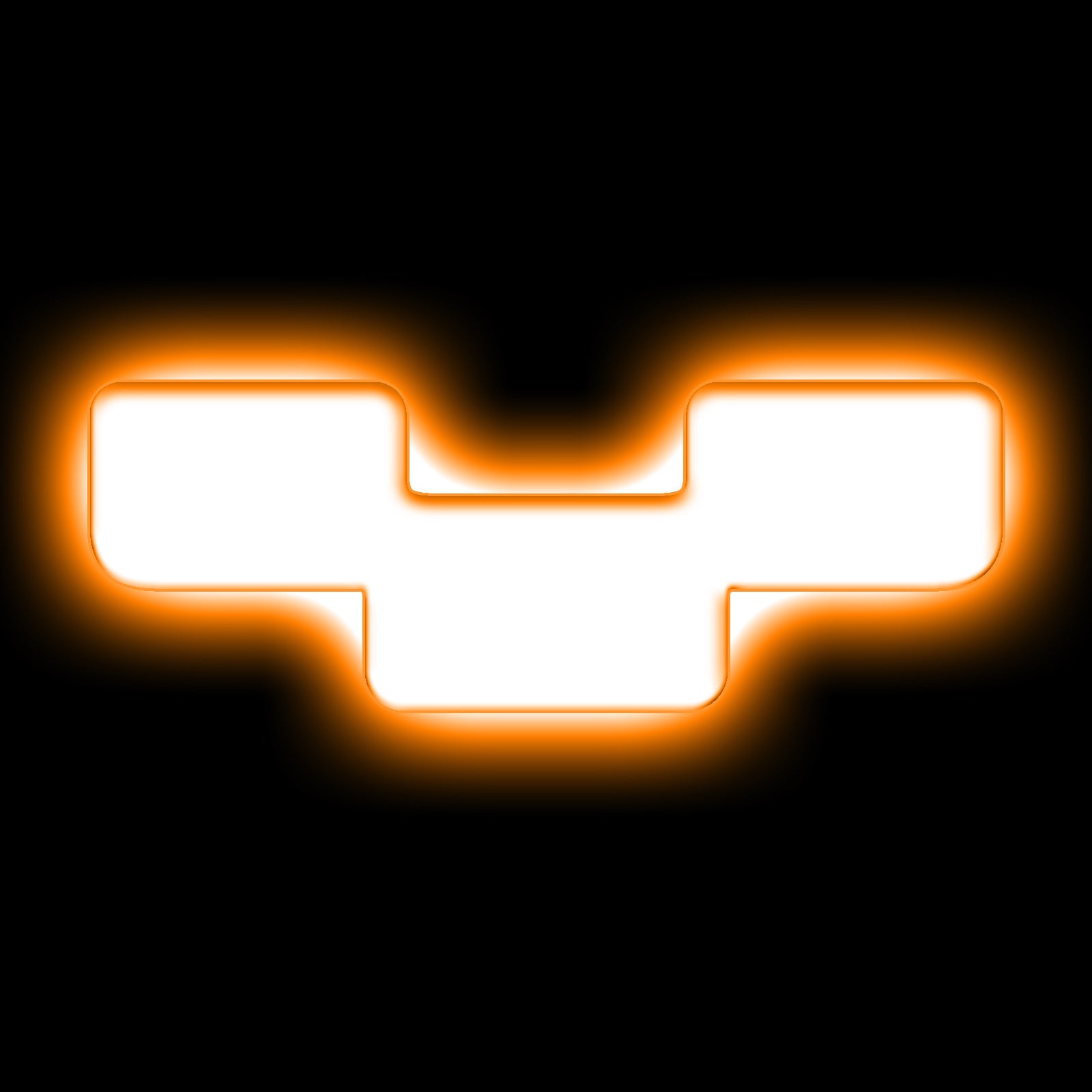 ORACLE Lighting Universal Illuminated LED Letter Badges - Matte White Surface Finish - Y - Amber - 3140-Y-005