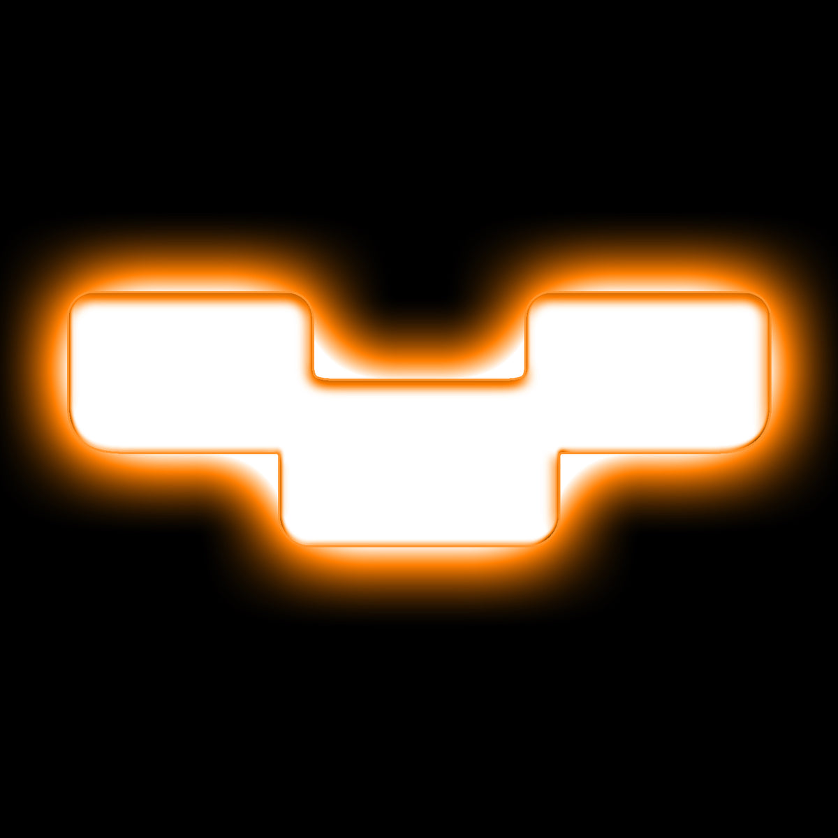 ORACLE Lighting Universal Illuminated LED Letter Badges - Matte White Surface Finish - Y - Amber - 3140-Y-005 Main image
