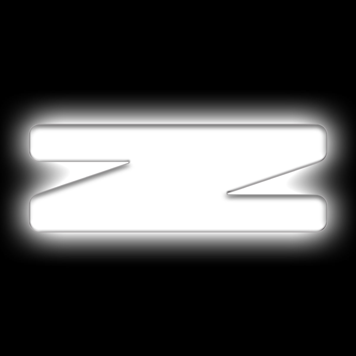 ORACLE Lighting Universal Illuminated LED Letter Badges - Matte White Surface Finish - Z - White - 3140-Z-001