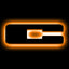 ORACLE Lighting Universal Illuminated LED Letter Badges - Matte Black Surface Finish - C - Amber - 3141-C-005