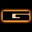 ORACLE Lighting Universal Illuminated LED Letter Badges - Matte Black Surface Finish - G - Amber - 3141-G-005