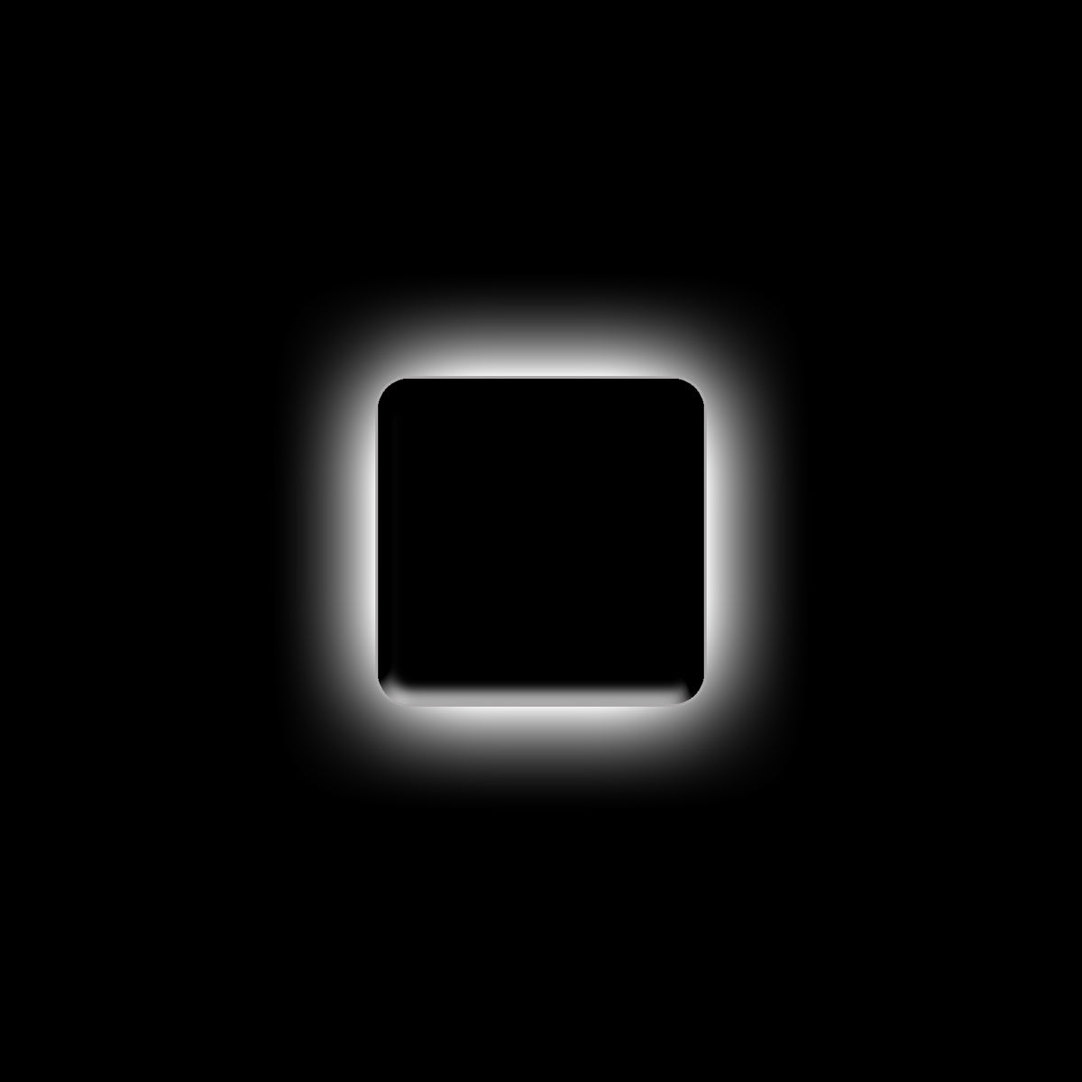 ORACLE Lighting Universal Illuminated LED Letter Badges - Matte Black Surface Finish - I - White - 3141-I-001