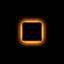 ORACLE Lighting Universal Illuminated LED Letter Badges - Matte Black Surface Finish - I - Amber - 3141-I-005
