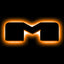 ORACLE Lighting Universal Illuminated LED Letter Badges - Matte Black Surface Finish - M - Amber - 3141-M-005