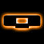 ORACLE Lighting Universal Illuminated LED Letter Badges - Matte Black Surface Finish - Q - Amber - 3141-Q-005