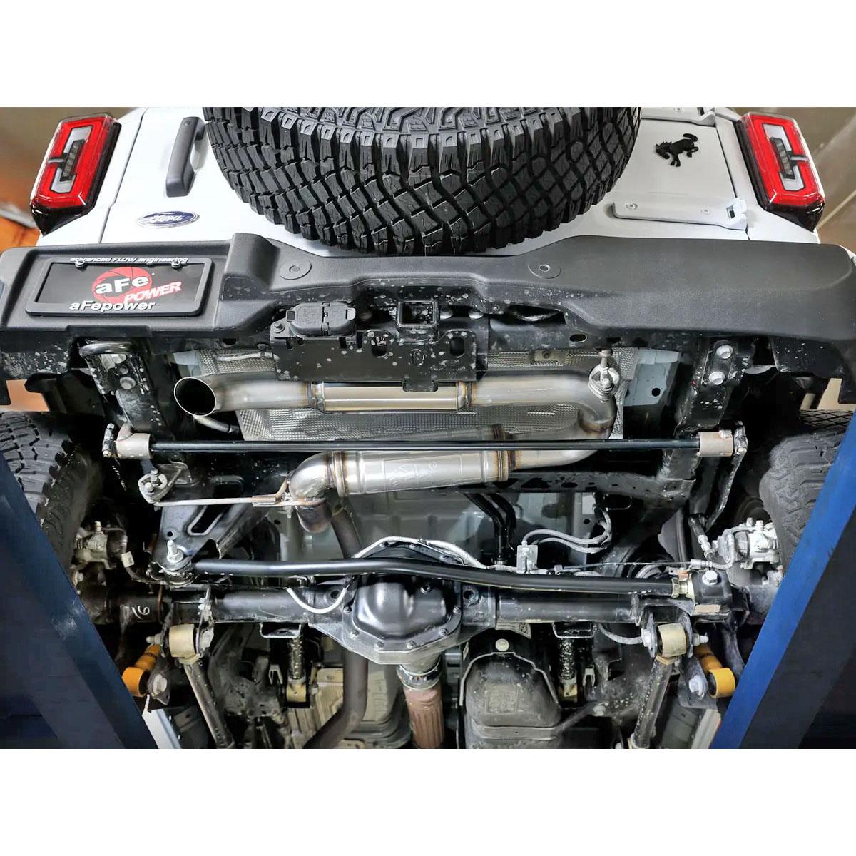 aFe POWER High-Clearance Axle-Back Exhaust System for 2021+ Ford Bronco - image 3